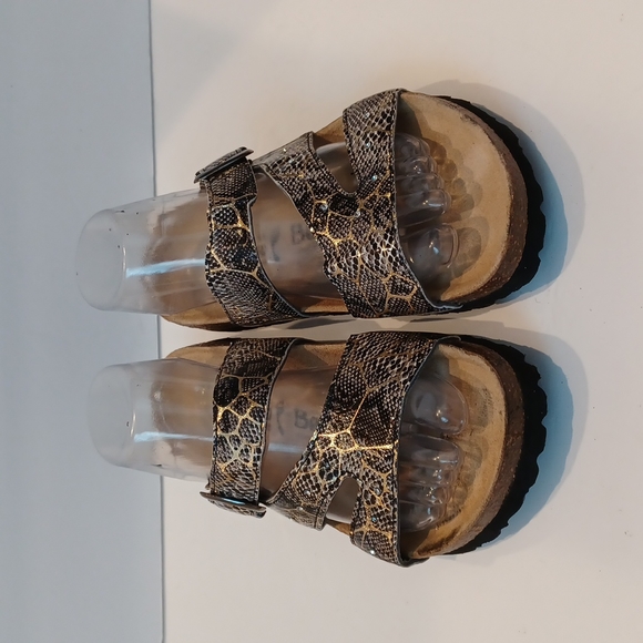 BIRKENSTOCK SNAKE PRINT SANDALS - Picture 2 of 8